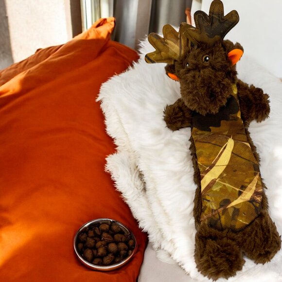 3 Pack Vibrant Life Camo Moose Plush Dog Toys – Level 3 Durable Squeaky Chew - Picture 10 of 16